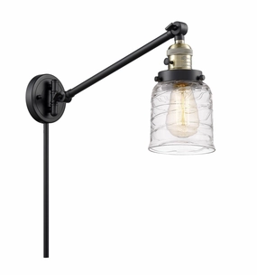 Franklin Restoration One Light Swing Arm Lamp Black Antique Brass Best Wall Lights online store