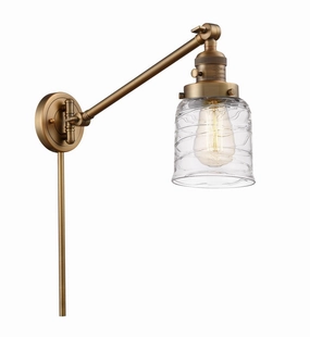 Franklin Restoration One Light Swing Arm Lamp Brushed Brass Best Wall Lights online store