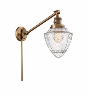 Franklin Restoration One Light Swing Arm Lamp Brushed Brass Best Wall Lights online store