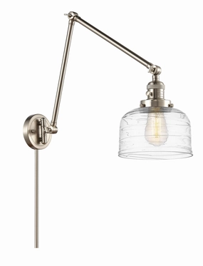 Franklin Restoration One Light Swing Arm Lamp Brushed Satin Nickel Wall Lights for decor discount