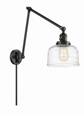Franklin Restoration One Light Swing Arm Lamp Matte Black Wall Lights for decor discount