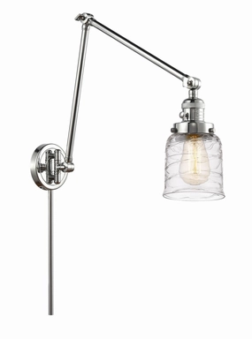 Franklin Restoration One Light Swing Arm Lamp Polished Chrome Wall Lights for decor discount