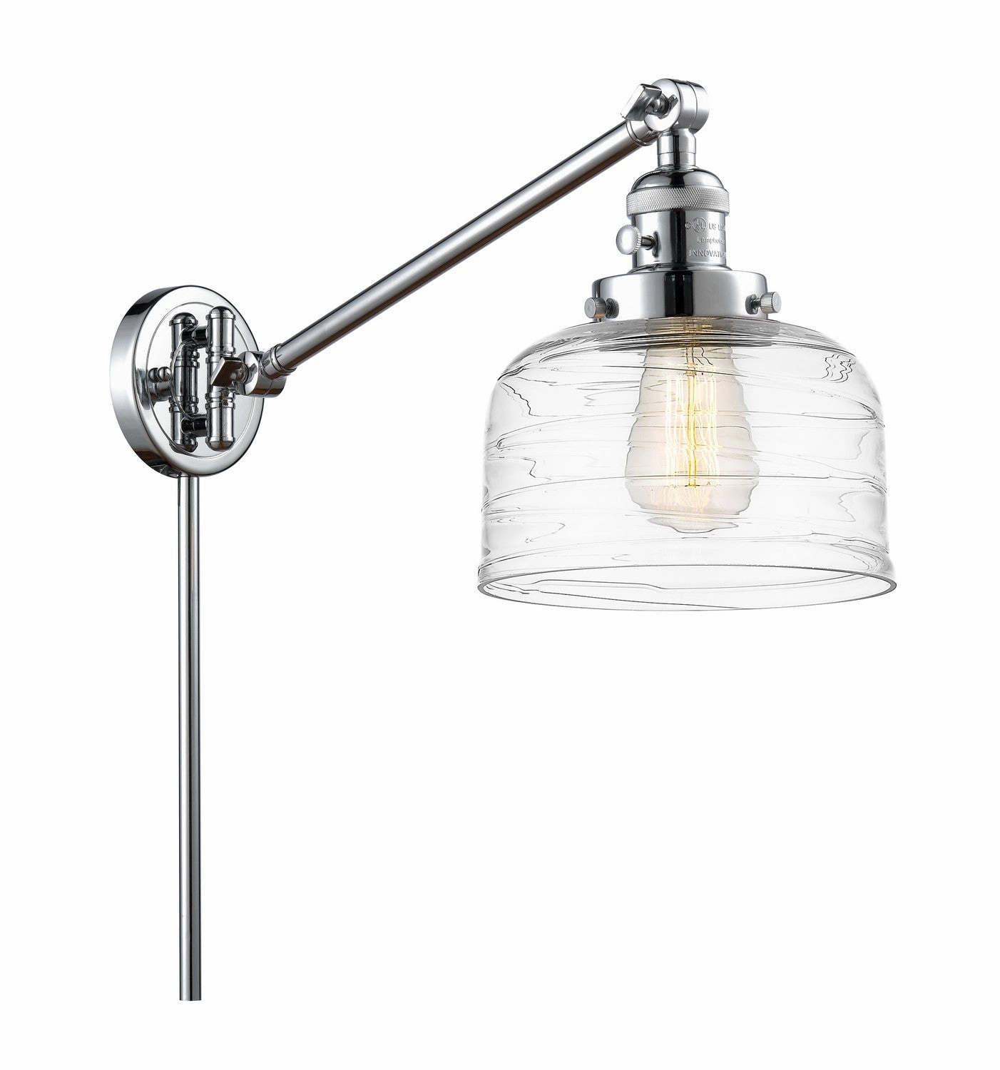 Franklin Restoration One Light Swing Arm Lamp Polished Chrome Best Wall Lights online store
