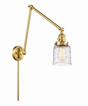 Franklin Restoration One Light Swing Arm Lamp Satin Gold Wall Lights for decor discount