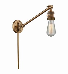 Franklin Restoration One light Swing Arm With Switch Brushed Brass Best Wall Lights online store