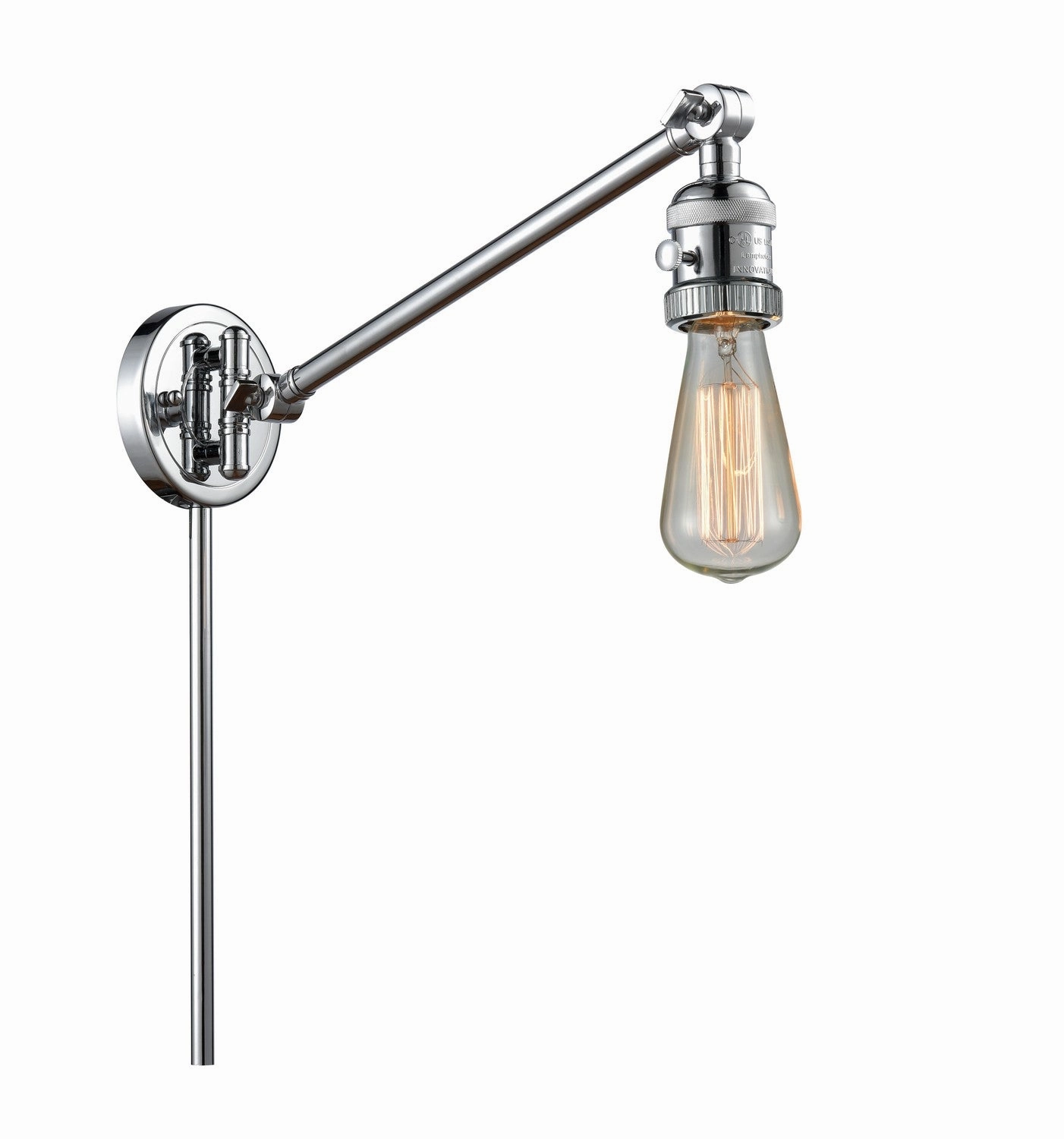Franklin Restoration One light Swing Arm With Switch Polished Chrome Best Wall Lights online store