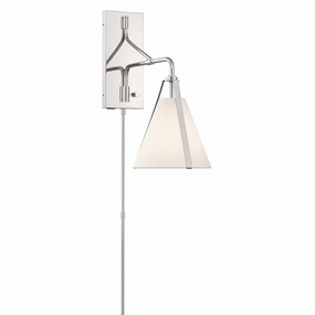 Fulton One Light Task Sconce Polished Nickel Wall Lights for decor discount