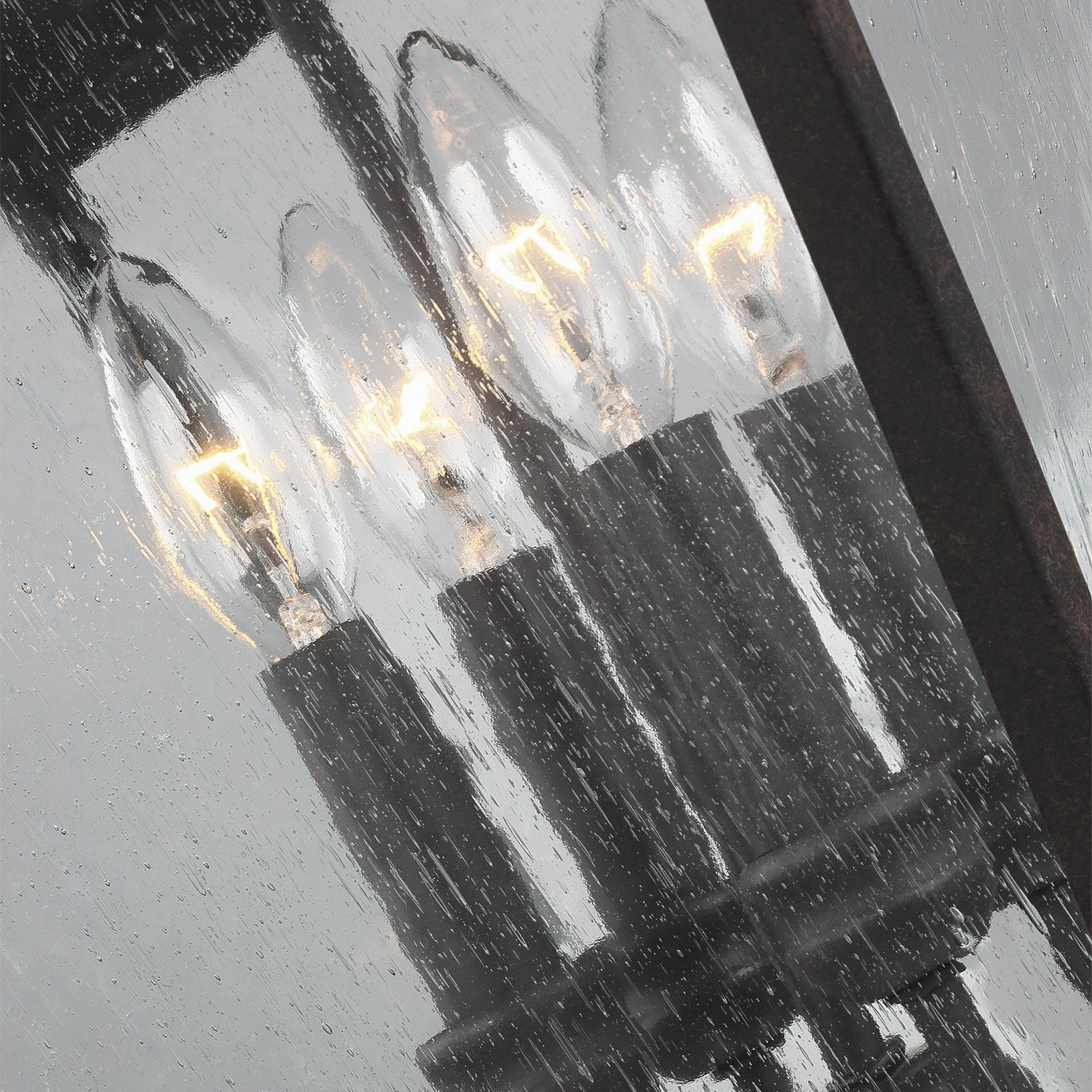 Galena Four Light Pendant Sable Modern Outdoor Hanging Lights