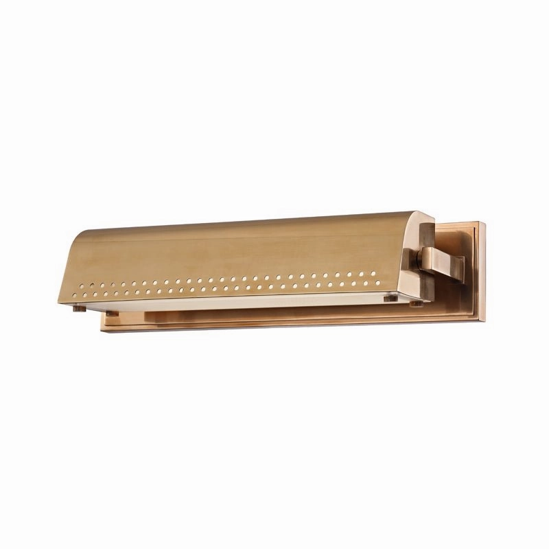 Garfield LED Picture Light Aged Brass Wall Lights for patio sale