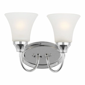 Generation Lighting. Two Light Wall / Bath Stylish Wall Lights offers