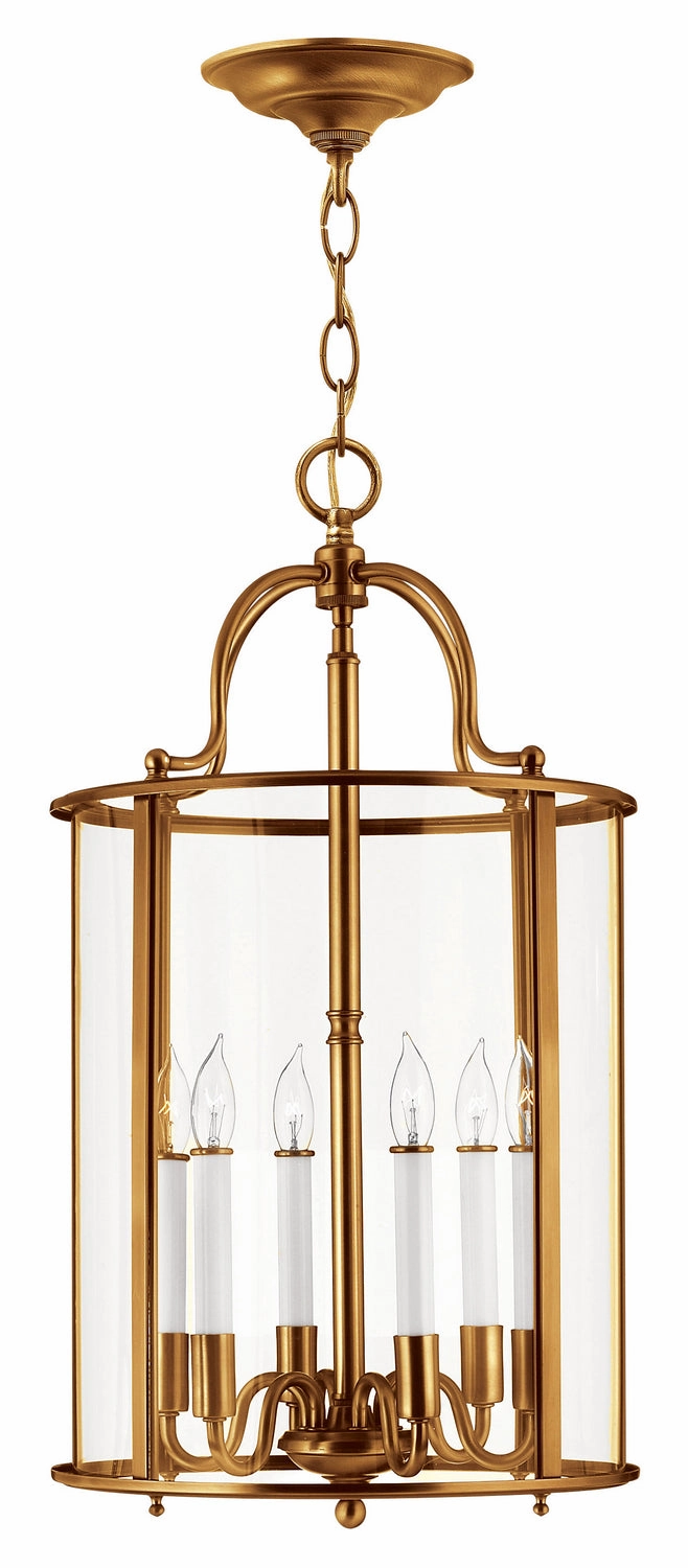 Gentry LED Foyer Pendant Heirloom Brass Ceiling Lights Lighting buy online
