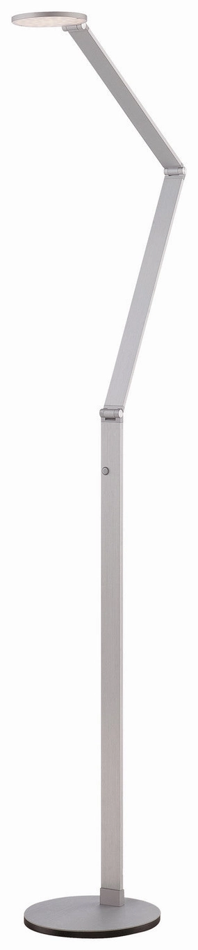 George Kovacs Lighting P305-2-654-L George`S Reading Room Led Floor Lamp Lamp Pewter, Nickel, Silver Buy Lamps cheap online