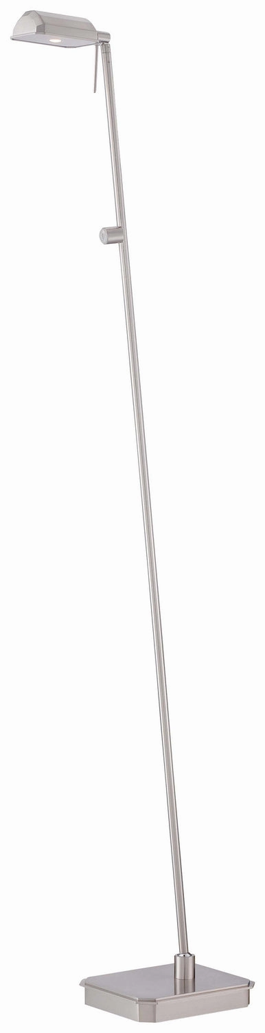George Kovacs Lighting P4344-084 George's Reading Room Led Floor Lamp Lamp Pewter, Nickel, Silver Buy Lamps cheap online