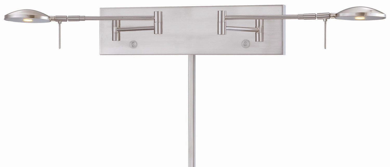 George'S Reading Room LED Swing Arm Wall Lamp Brushed Nickel Best Wall Lights online store