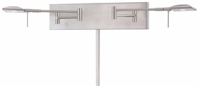 George'S Reading Room LED Swing Arm Wall Lamp Brushed Nickel Best Wall Lights online store