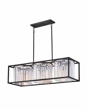 Giada LED Chandelier in Black Modern Ceiling Lights shop