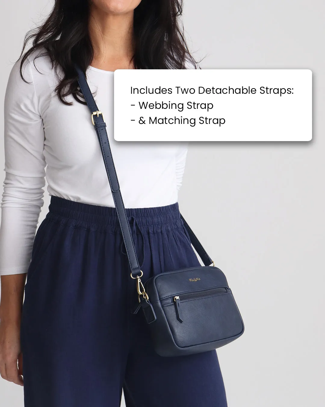 Gigi Crossbody & Purse Bundle - Navy