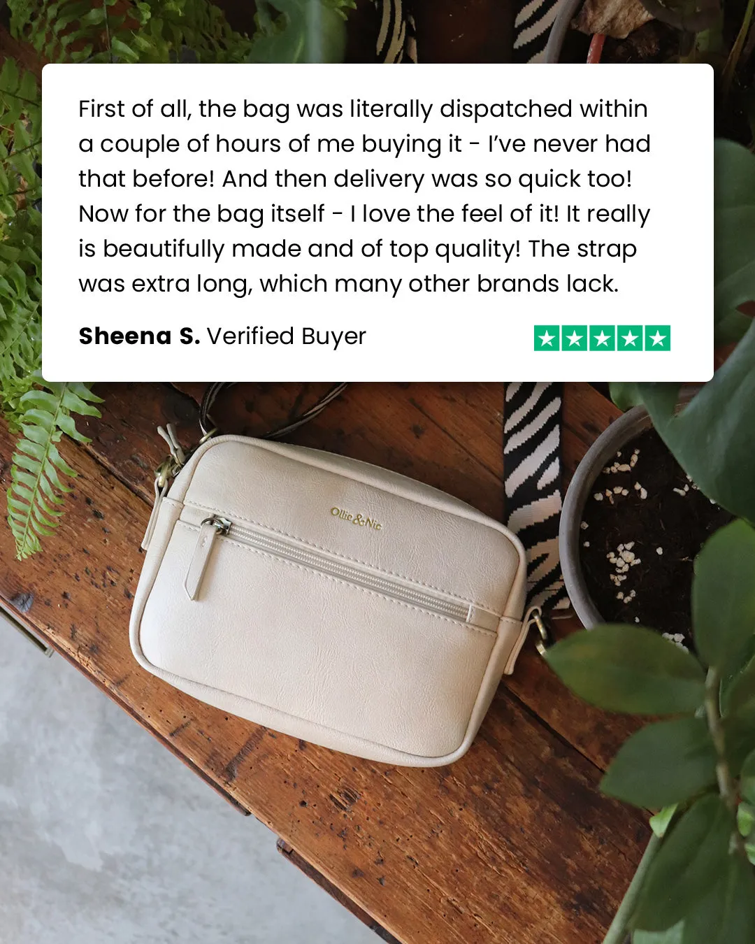 Gigi Crossbody - Pebble