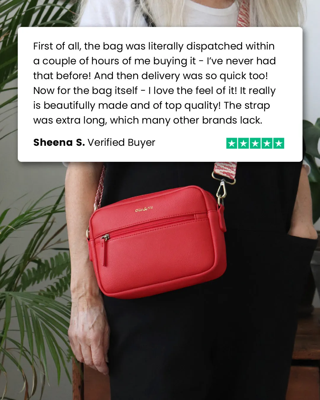Gigi Crossbody - Tomato