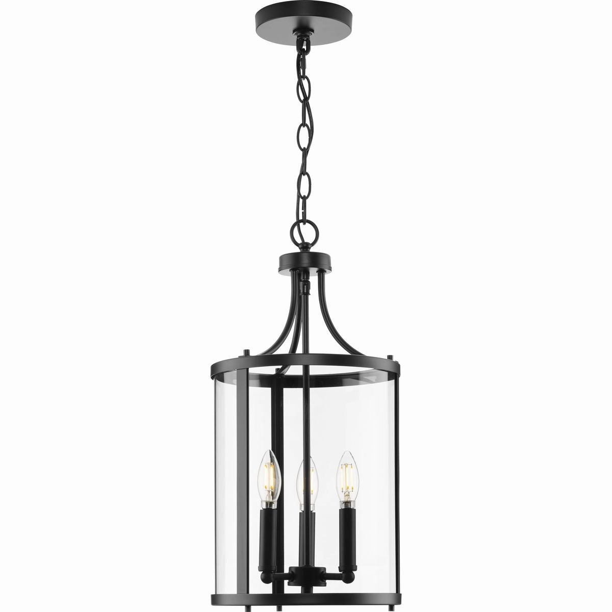 Gilliam Three Light Hall & Foyer Light Matte Black Cheap Ceiling Lights available