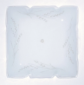 Glass Ruffled Edge White Sale on modern Wall Lights