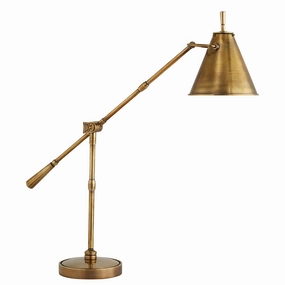 Goodman One Light Table Lamp Hand-Rubbed Antique Brass Desk Lamps Lighting sale online