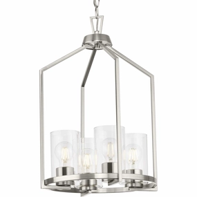 Goodwin Four Light Hall & Foyer Light Brushed Nickel Ceiling Lights Lighting best price