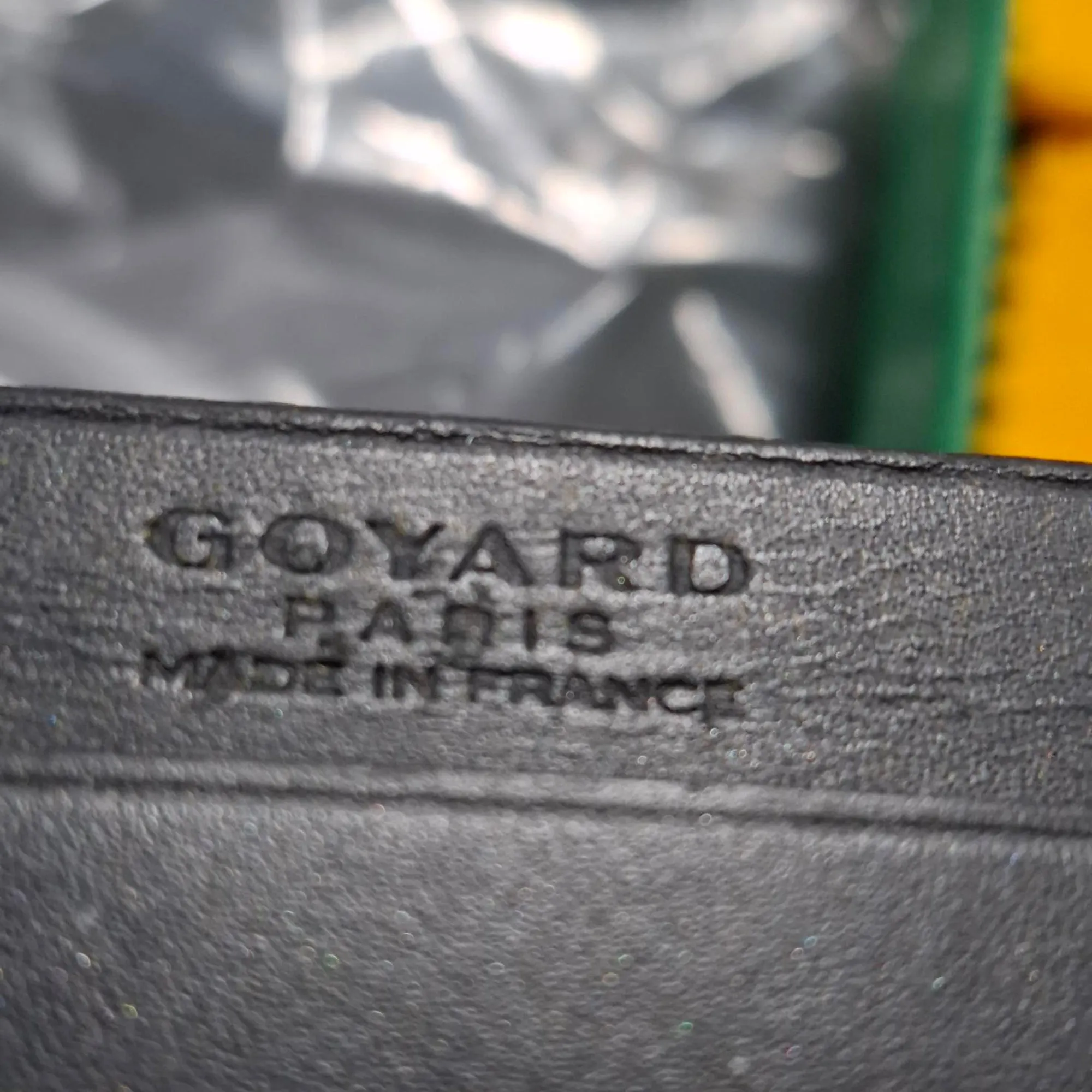 Goyard Saint-Sulpice Card Holder in Black Coated Canvas