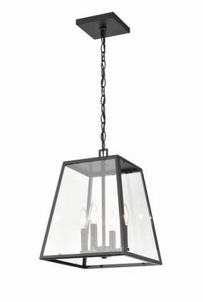 Grant Four Light Outdoor Lantern Powder Coated Black Outdoor Hanging Lights Lighting premium