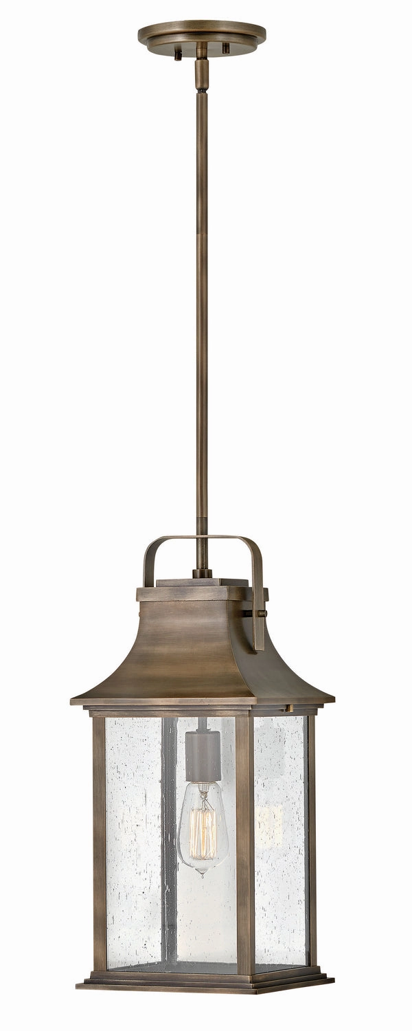 Grant LED Outdoor Lantern Burnished Bronze Outdoor Hanging Lights Lighting value pack