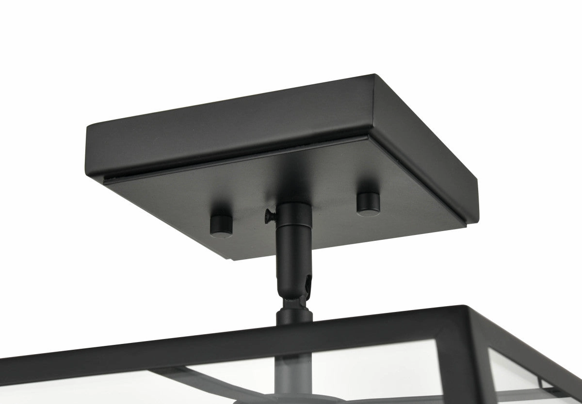 Grant Two Light Outdoor Lantern Powder Coated Black Exterior Ceiling Lights markdown