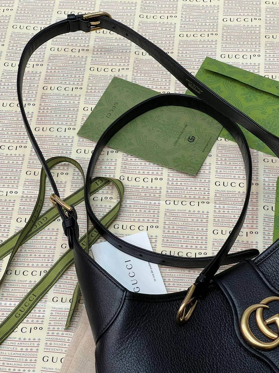 Gucci Aphrodite large shoulder bag black