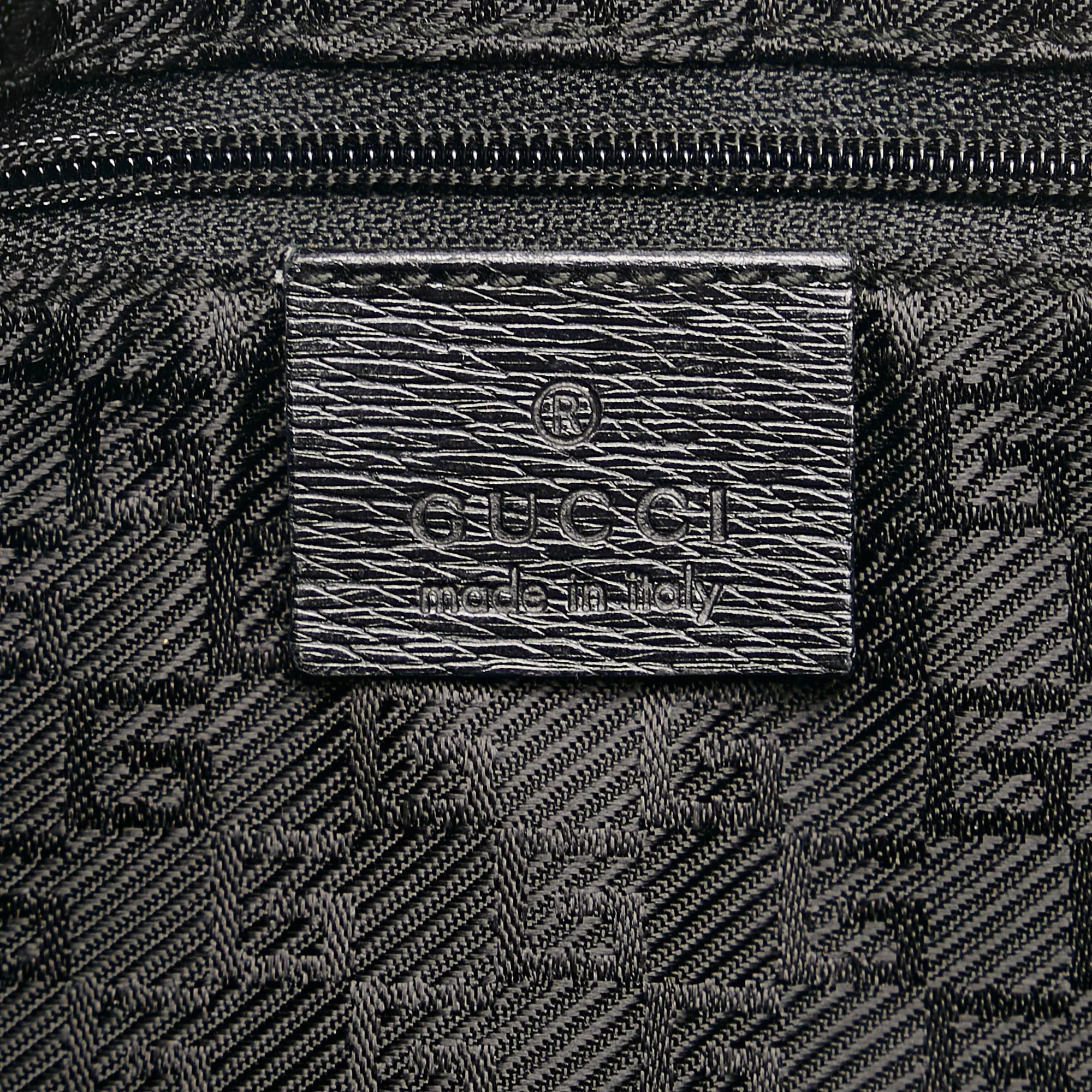 Gucci Bamboo Jackie Leather Shoulder Bag