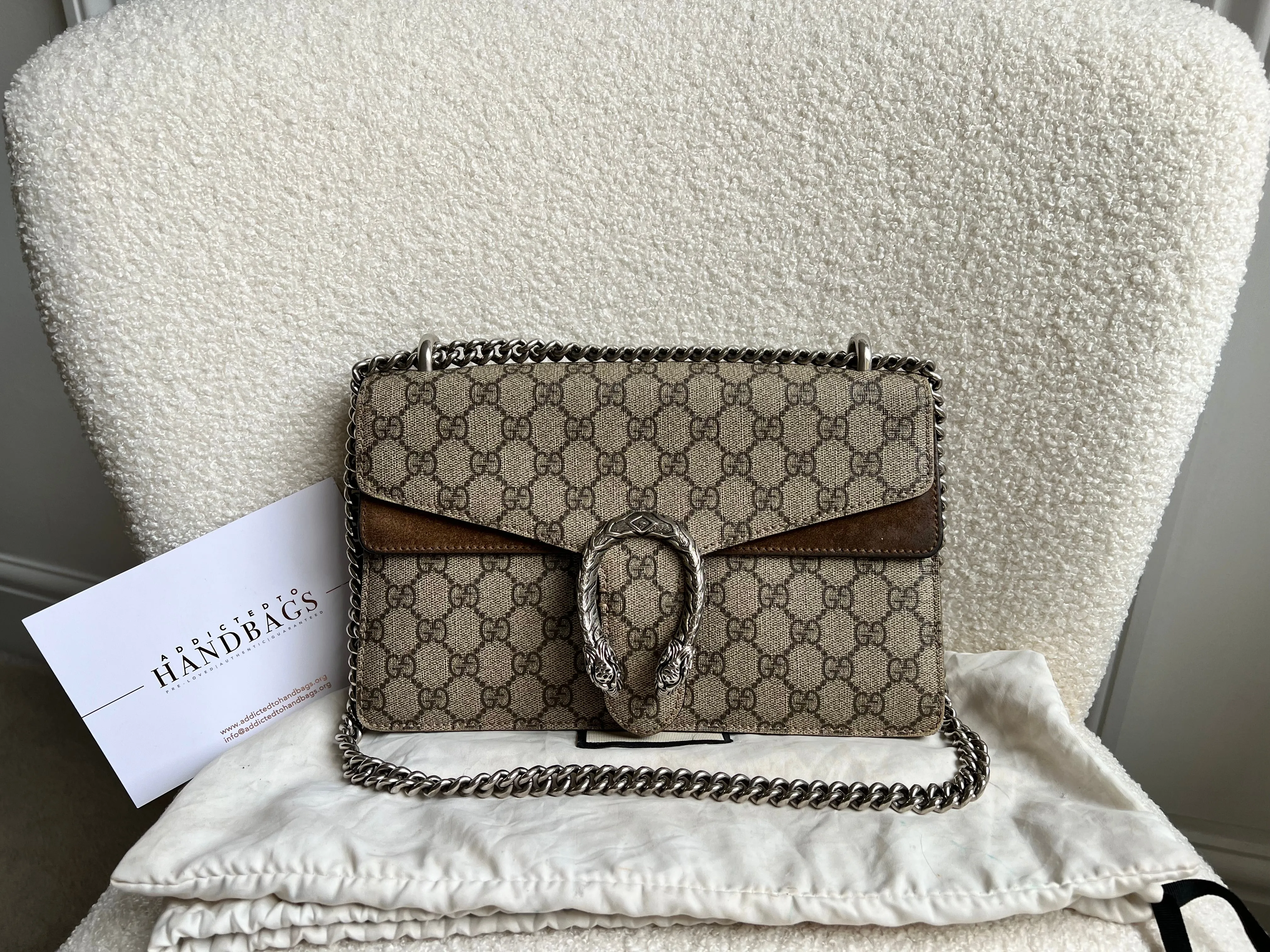 Gucci Dionysus GG Supreme Small Shoulder Bag (RRP ??2,400)