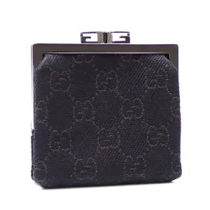 Gucci Gg Canvas Metal Coin Purse/Coin Case (Pre-Owned)
