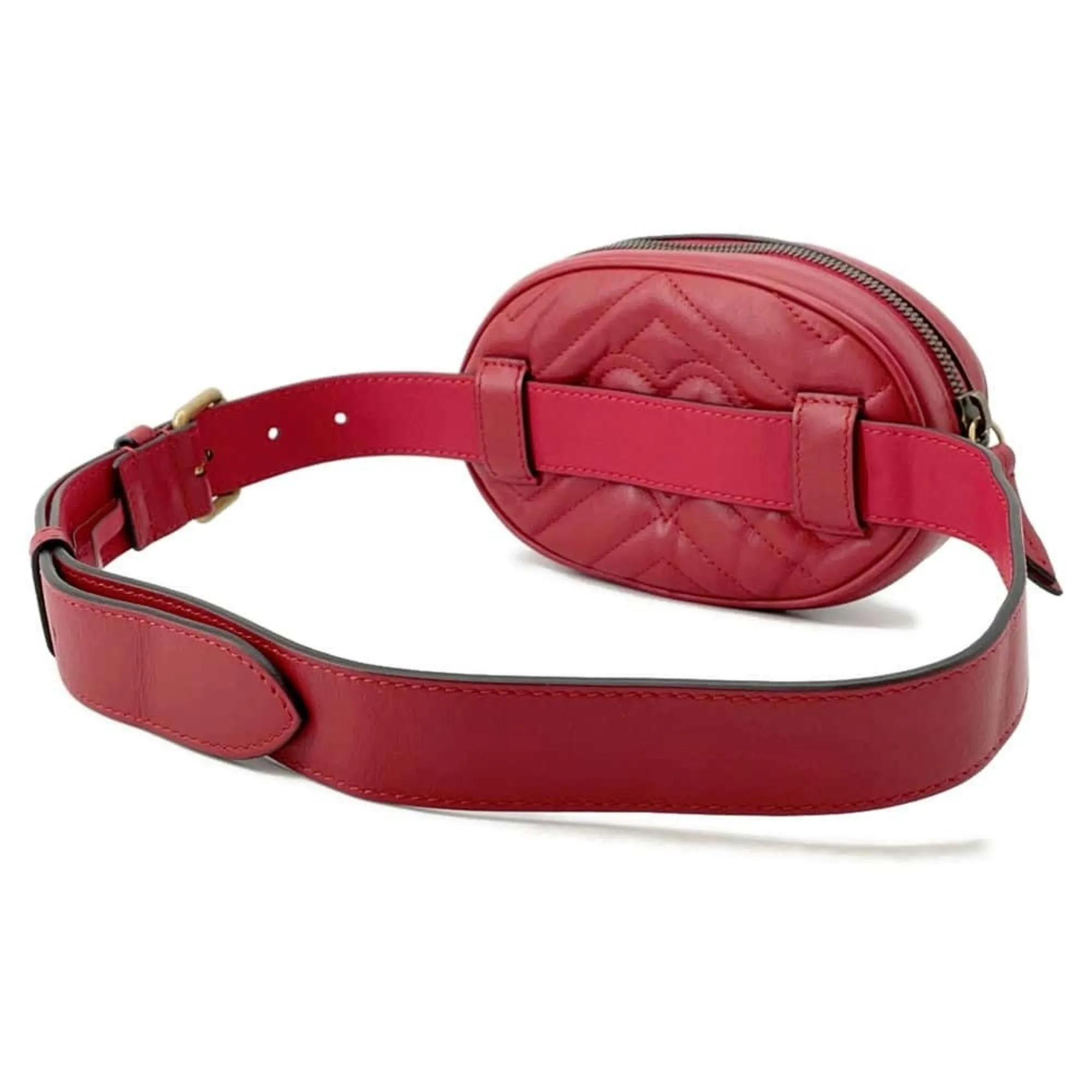 Gucci Gg Marmont Leather Fanny Pack (Pre-Owned)