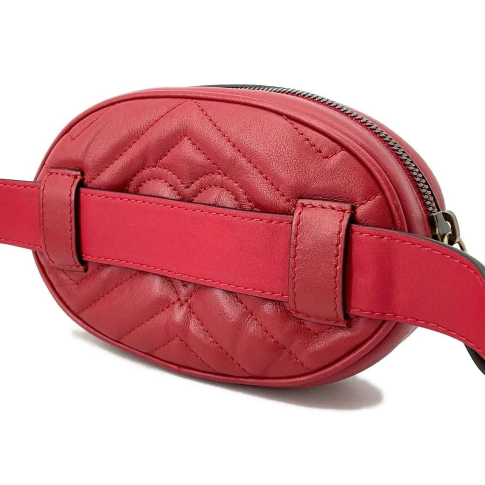 Gucci Gg Marmont Leather Fanny Pack (Pre-Owned)