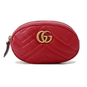 Gucci Gg Marmont Leather Fanny Pack (Pre-Owned)