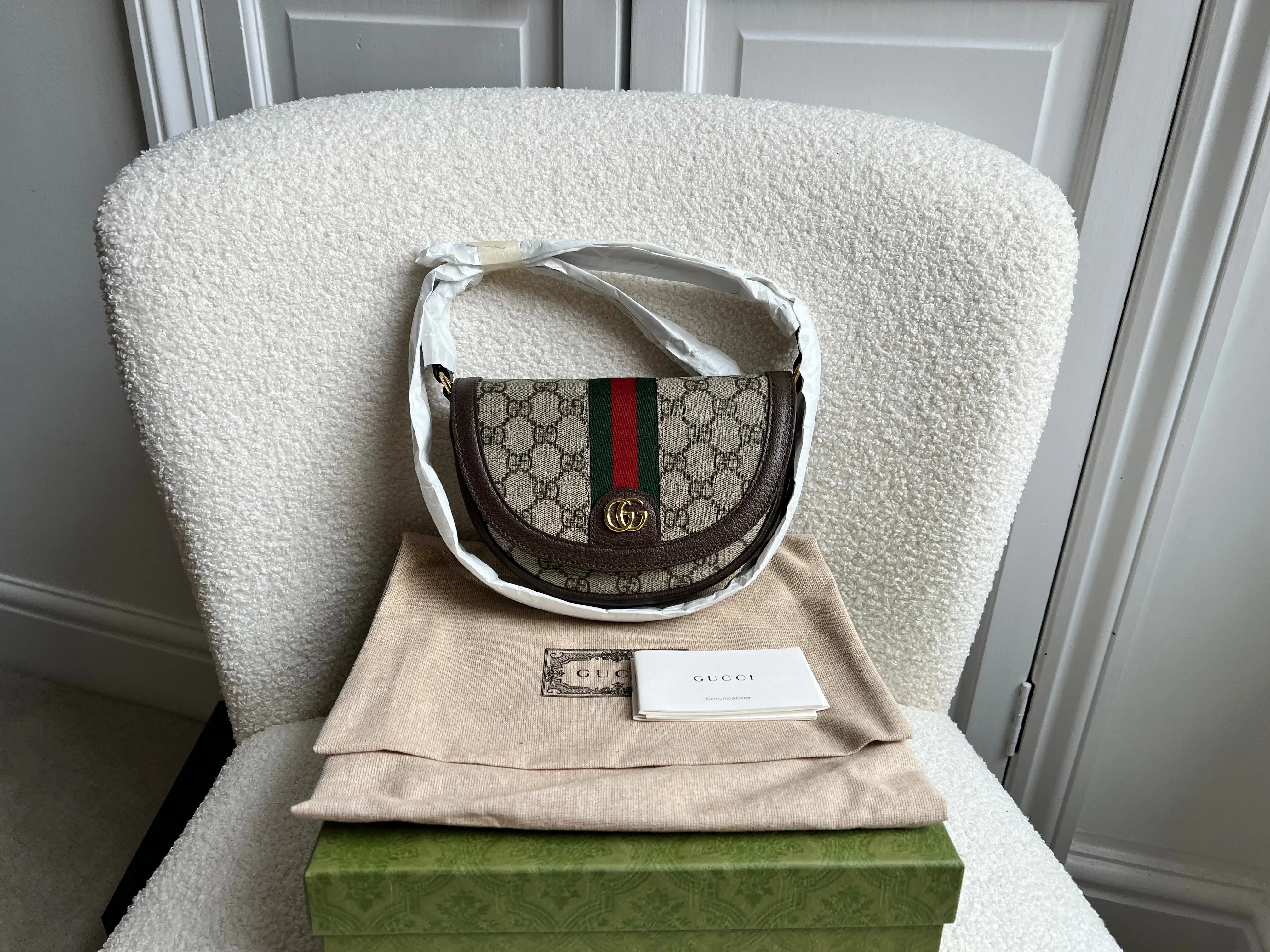 Gucci GG Ophidia Supreme Mini Shoulder Bag (RRP ??865)
