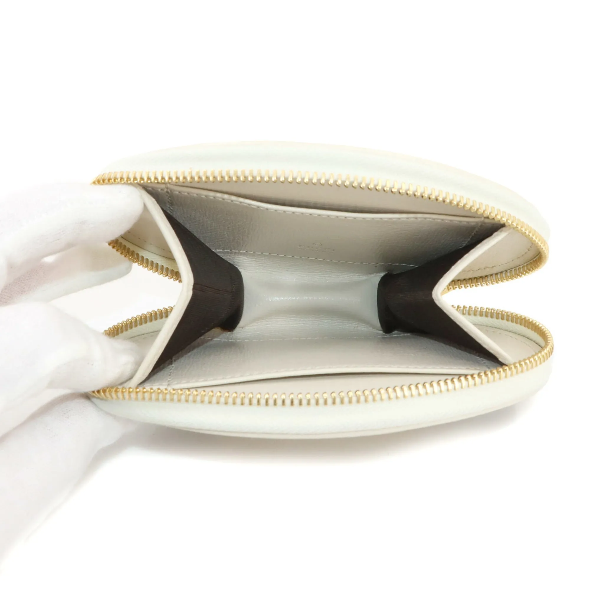 Gucci Gg Supreme  Gg Supreme Coin Purse/Coin Case (Pre-Owned)