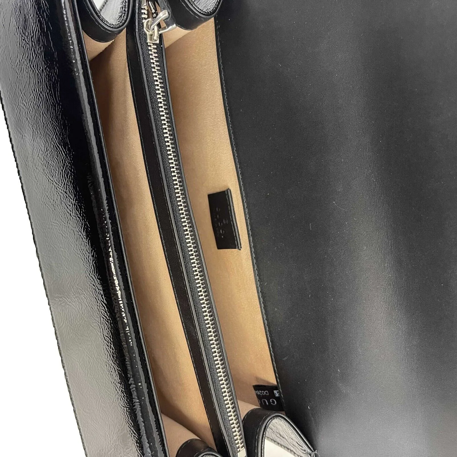 GUCCI - NEW Black / Silver Velvet Embossed GG Dionysus Small Shoulder Bag