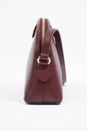 Gucci Ophidia GG Shoulder Bag Wine / Green / Red Leather