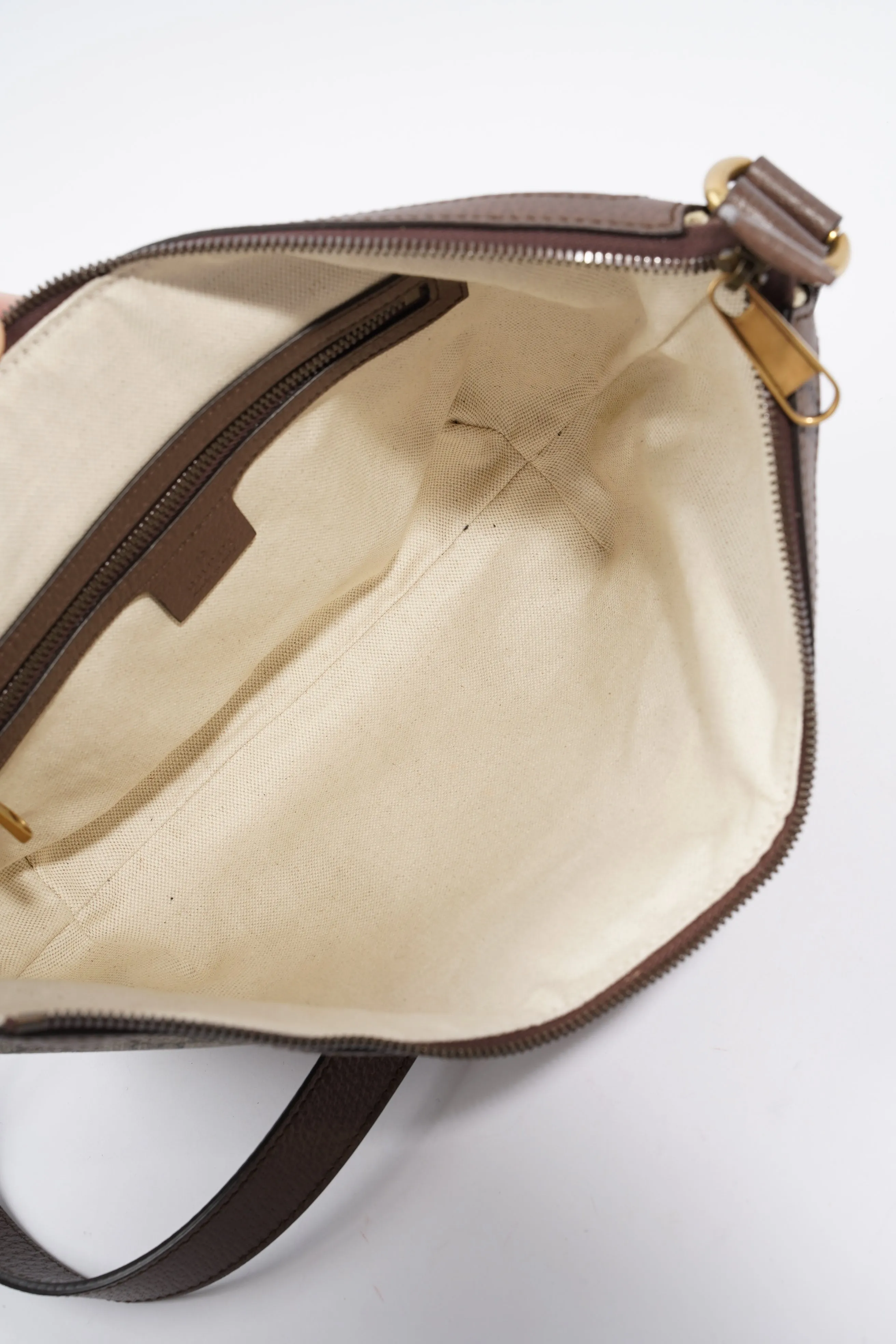 Gucci Ophidia GG Small Shoulder Bag Brown / Beige Coated Canvas Small
