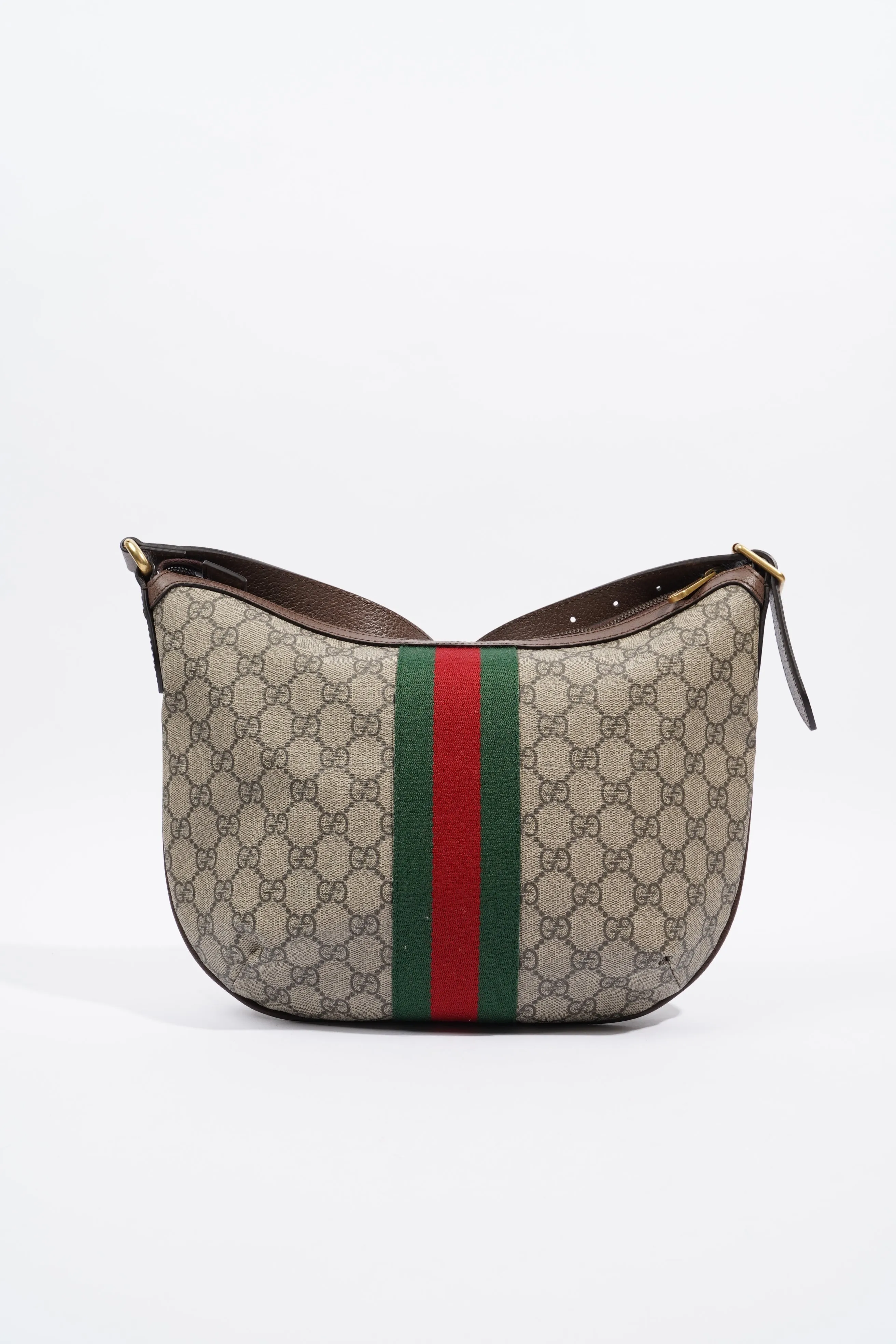Gucci Ophidia GG Small Shoulder Bag Brown / Beige Coated Canvas Small
