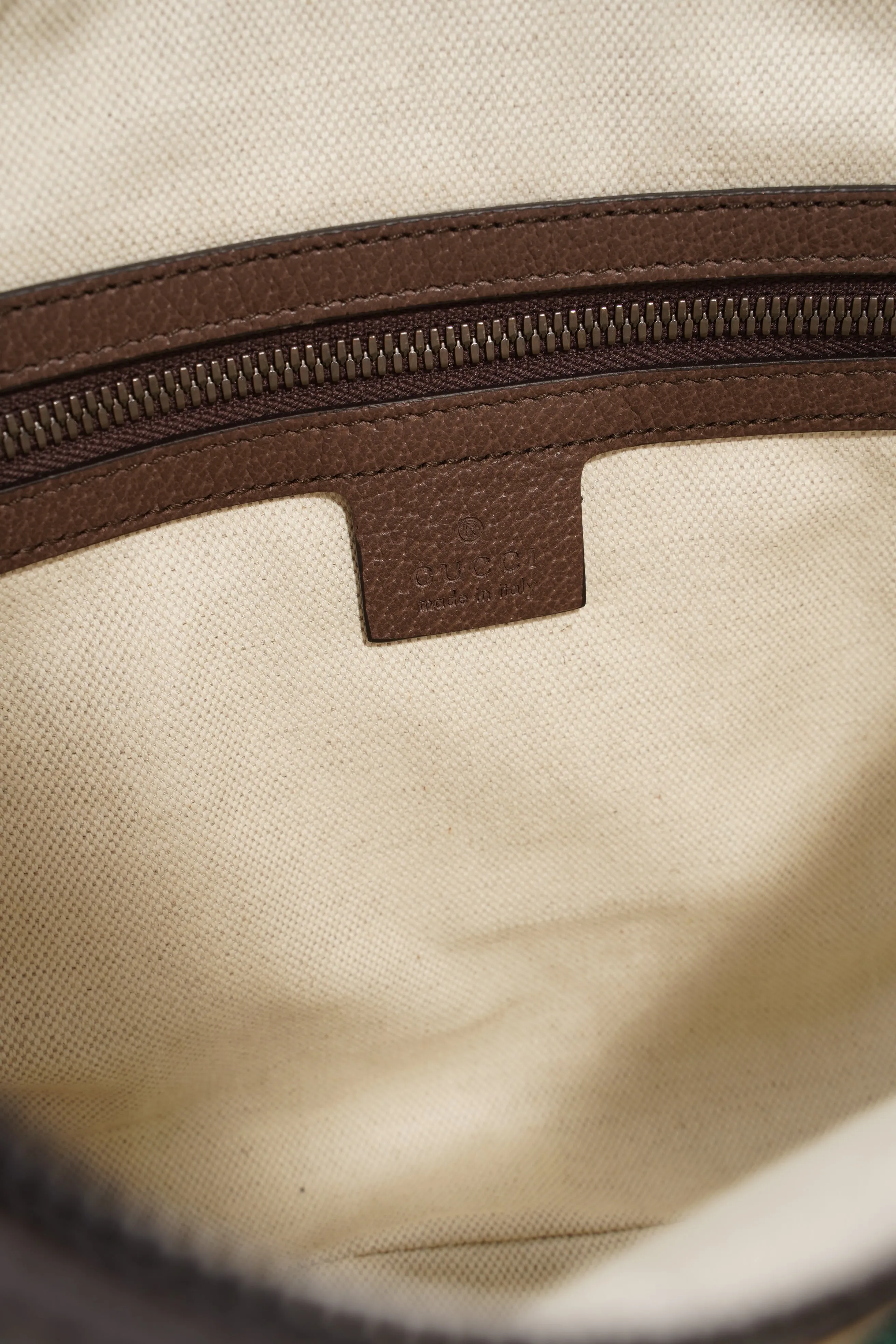Gucci Ophidia GG Small Shoulder Bag Brown / Beige Coated Canvas Small