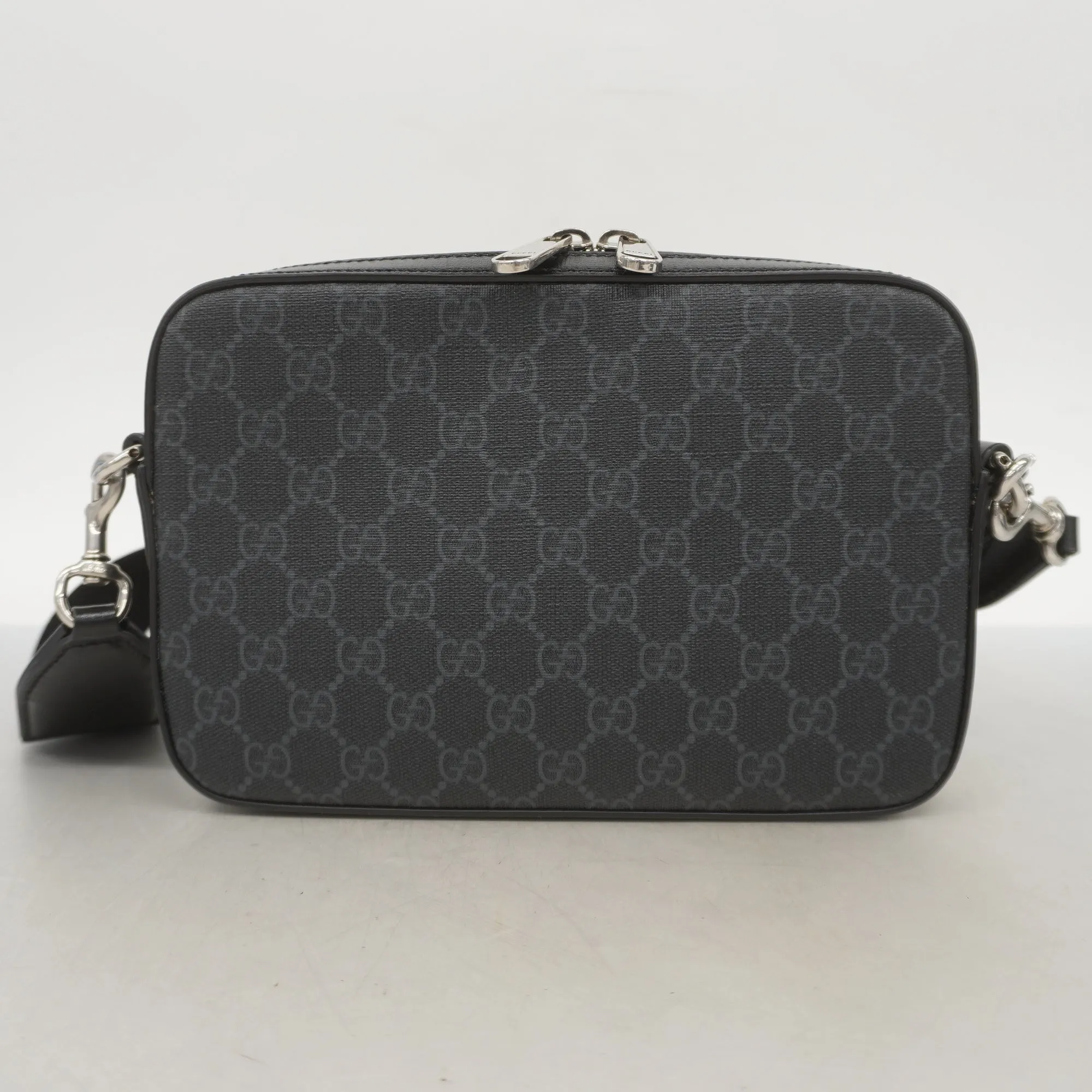 Gucci Shoulder Bag 703468 Women's GGSupreme Black