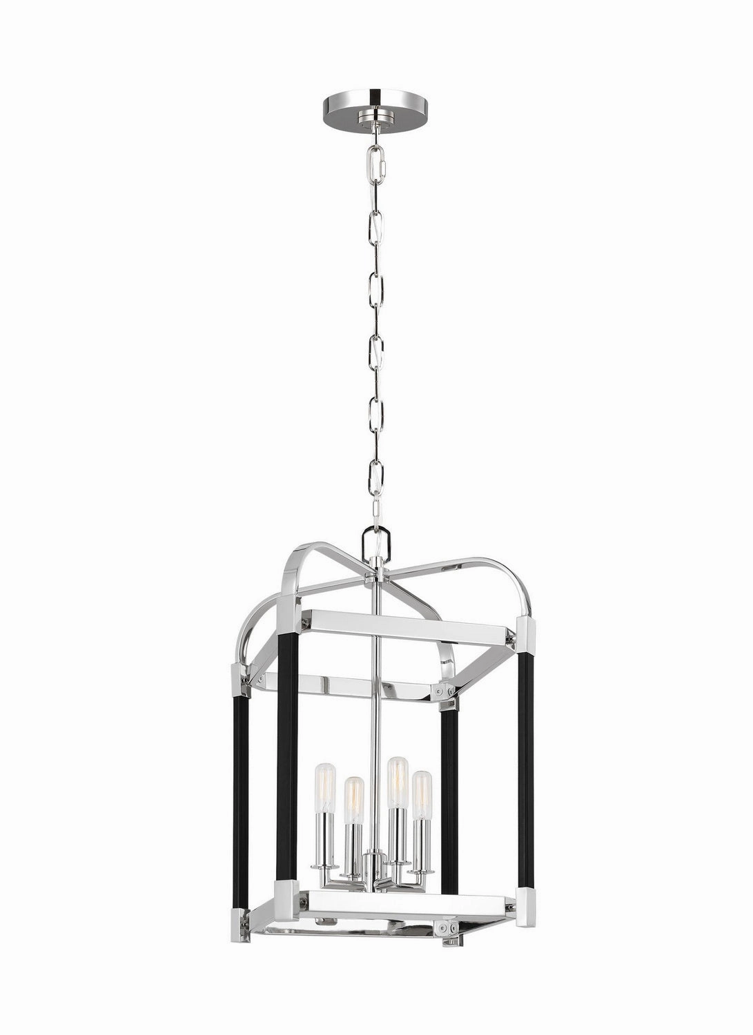 Hadley Four Light Lantern Polished Nickel Ceiling Light Fixtures on sale