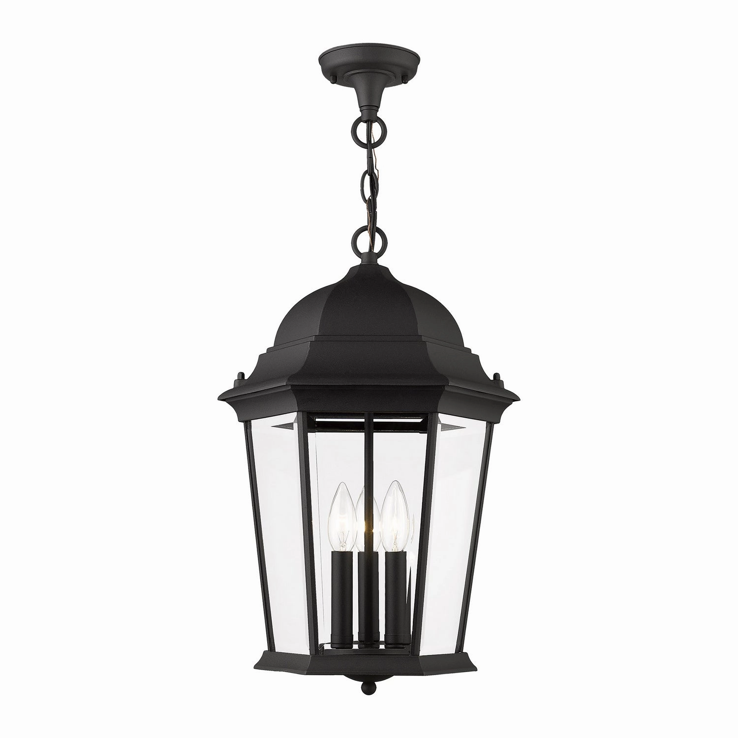 Hamilton Three Light Outdoor Pendant Textured Black Outdoor Hanging Lights Lighting value pack