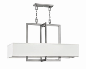 Hampton LED Chandelier in Antique Nickel Modern Ceiling Lights shop
