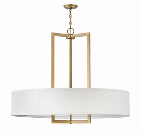 Hampton LED Chandelier in Brushed Bronze Modern Ceiling Lights shop